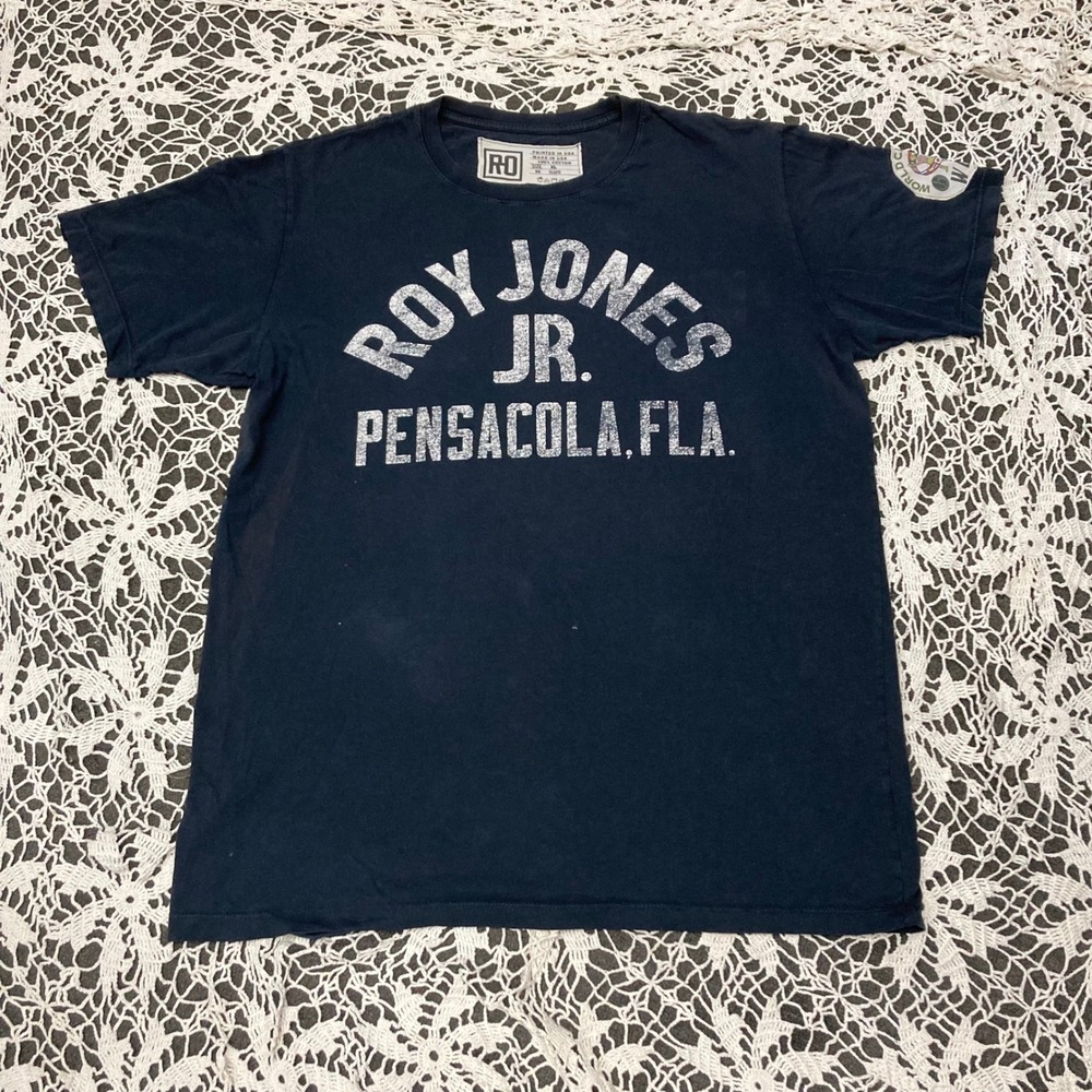 Roots of Fight Roy Jones Jr Pensacola FL Boxing T-Shirt Navy Blue XL USA Made
